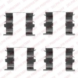 Комплектующие, колодки дискового тормоза DELPHI Delphi LX0418