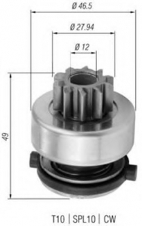 Ведущая шестерня, стартер MAGNETI MARELLI 940113020357