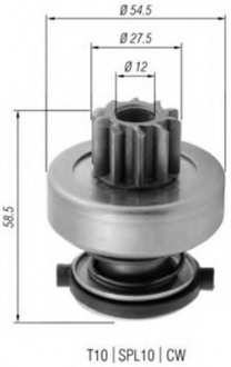 Ведущая шестерня, стартер MAGNETI MARELLI 940113020376 (фото 1)