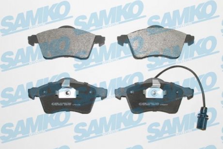 Колодки диск. T4 перед. 2001-> з датчиком SAMKO 5SP787