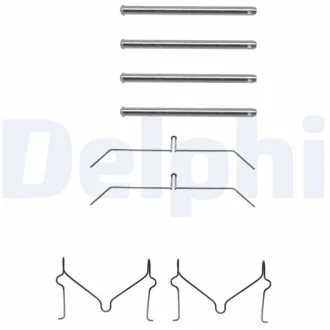 Комплектующие, колодки дискового тормоза Delphi LX0145