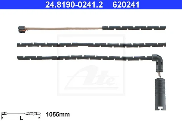 Сигнализатор, износ тормозных колодок ATE 24819002412 (фото 1)