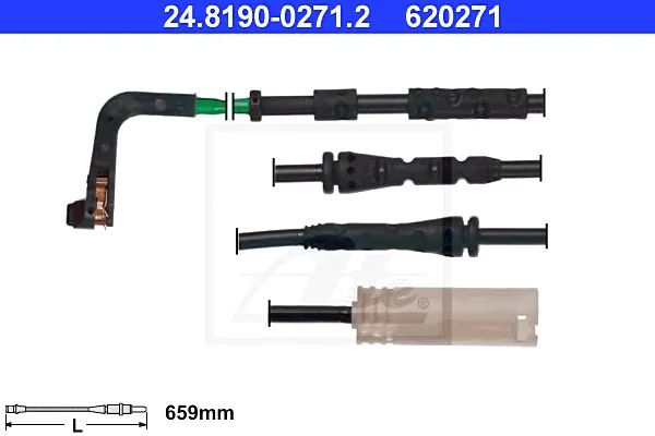 Сигнализатор, износ тормозных колодок ATE 24819002712 (фото 1)