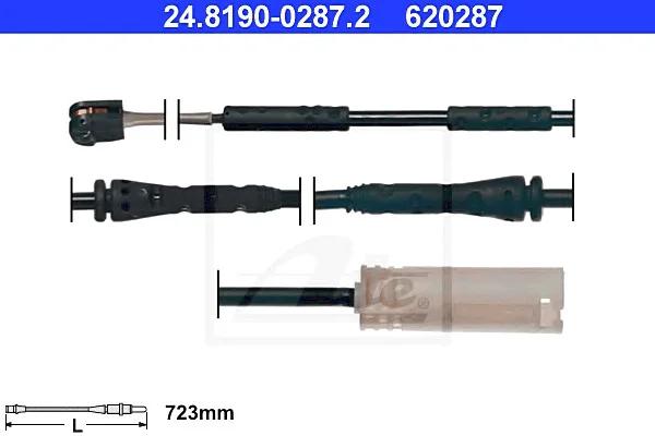 Сигнализатор, износ тормозных колодок ATE 24819002872 (фото 1)