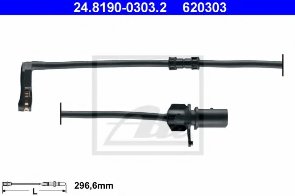 Сигнализатор, износ тормозных колодок ATE 24819003032 (фото 1)