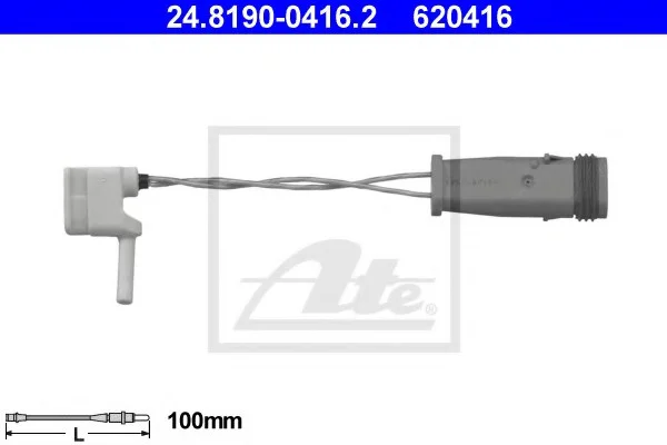 Сигнализатор, износ тормозных колодок ATE 24819004162 (фото 1)