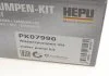 Комплект зубчастого ременя з водяним насосом (вироб-во) HEPU PK07990 (фото 4)