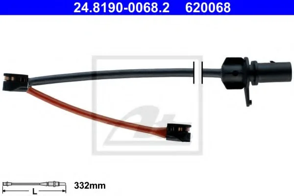 Сигнализатор, износ тормозных колодок ATE 24819000682 (фото 1)