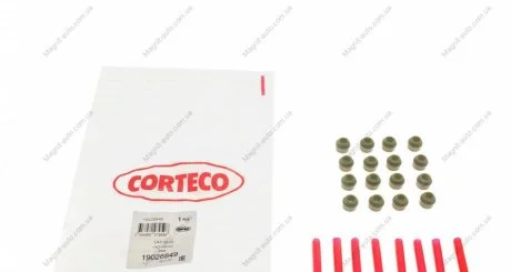Комплект прокладок, стержень клапана CORTECO 19026849