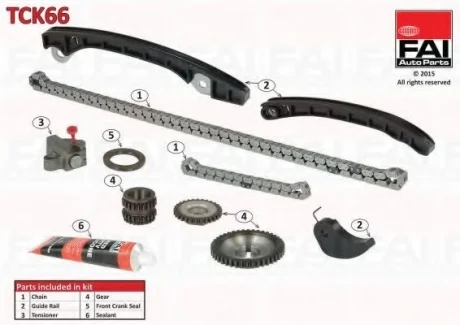 Комплект цели привода распредвала FAI AUTOPARTS Fischer Automotive One (FA1) TCK66