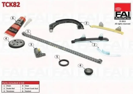 Комплект цели привода распредвала FAI AUTOPARTS Fischer Automotive One (FA1) TCK82