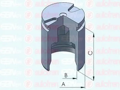 Поршень, корпус скобы тормоза SEINSA AUTOFREN D025281