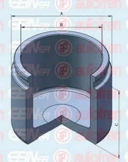 Поршень супорта перед COROLLA/AURIS/YARIS (60х49,05мм) 06- AUTOFREN D025308