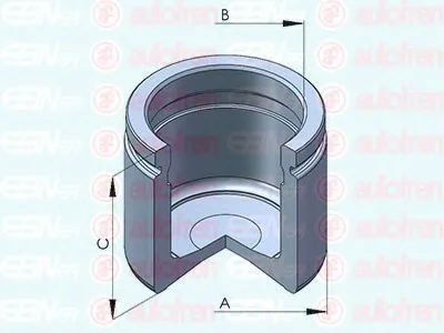 Поршень, корпус скобы тормоза SEINSA AUTOFREN D025312 (фото 1)