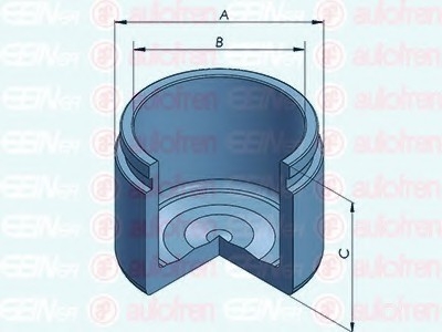 Поршень, корпус скобы тормоза SEINSA AUTOFREN D025325