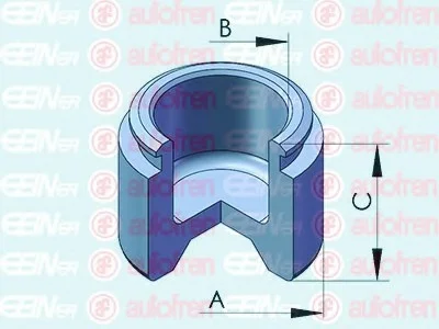 Поршень, корпус скобы тормоза SEINSA AUTOFREN D025345