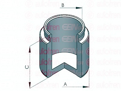 Поршень, корпус скобы тормоза SEINSA AUTOFREN D025359