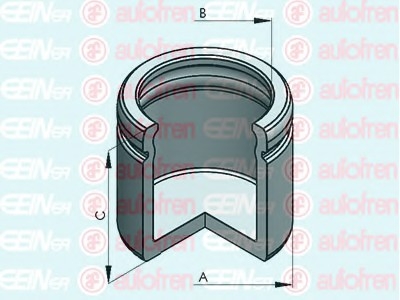 Поршень, корпус скобы тормоза SEINSA AUTOFREN D025548