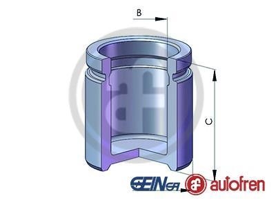 Поршень, корпус скобы тормоза SEINSA AUTOFREN D025581