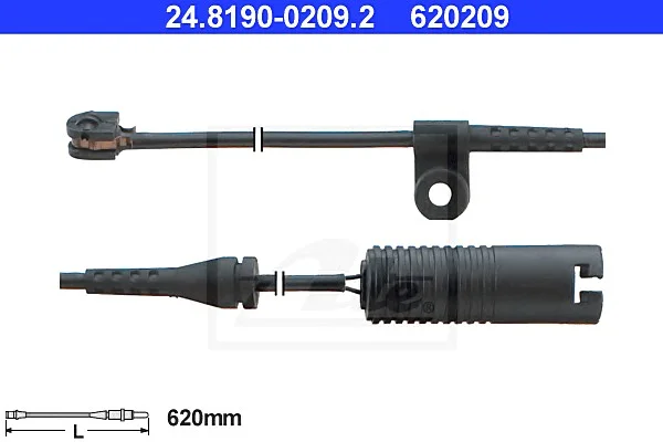 Сигнализатор, износ тормозных колодок ATE 24819002092 (фото 1)