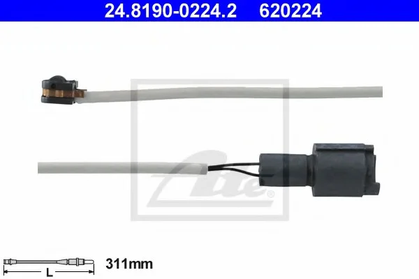 Сигнализатор, износ тормозных колодок ATE 24819002242 (фото 1)