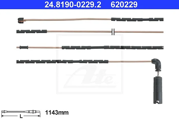 Сигнализатор, износ тормозных колодок ATE 24819002292 (фото 1)
