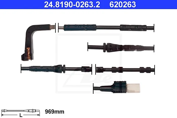 Сигнализатор, износ тормозных колодок ATE 24819002632 (фото 1)