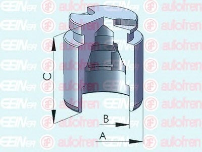 Поршень, корпус скобы тормоза SEINSA AUTOFREN D025115