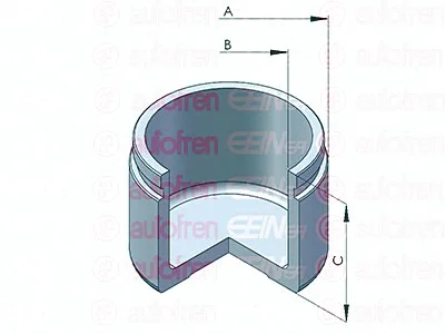 Поршень супорта C4/ASX/Lancer/Outlander/4008 06- 57*45,5mm AUTOFREN D025532 (фото 1)
