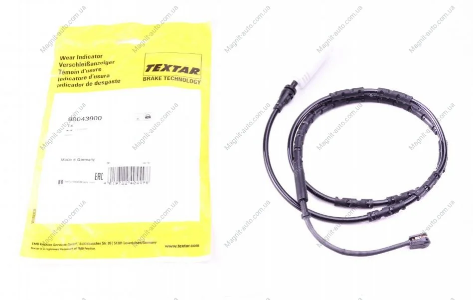 Сигналізатор, знос гальмівних колодок TEXTAR 98043900 (фото 1)