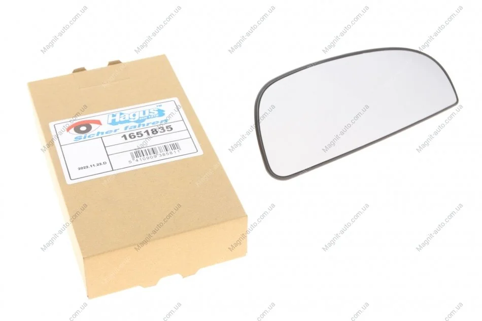 Зеркальное стекло, наружное зеркало VAN WEZEL Van Wezel 1651835 (фото 1)