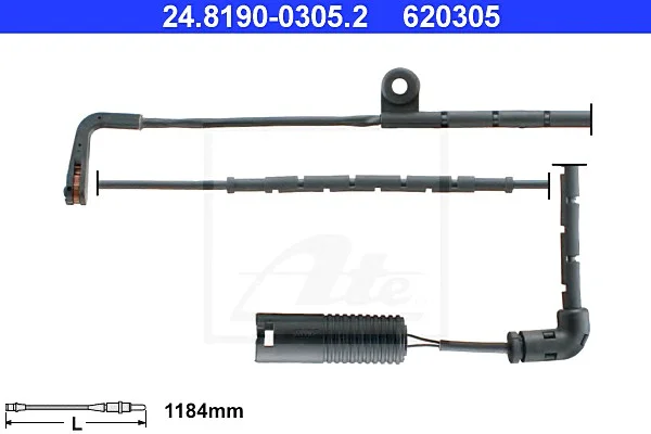 Сигнализатор, износ тормозных колодок ATE 24819003052 (фото 1)