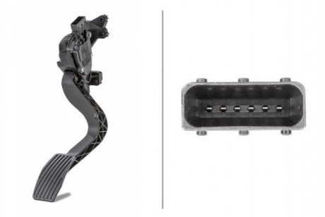 CZUJNIK POЈOЇENIA PEDAЈU GAZU FIAT HELLA 6PV010175731