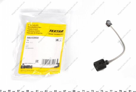 Сигнализатор, износ тормозных колодок TEXTAR 98050800 (фото 1)