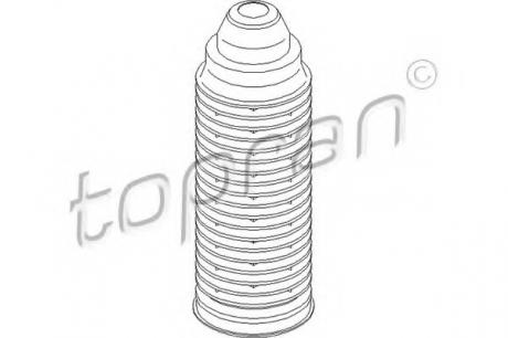 Защитный колпак / пыльник, амортизатор TOPRAN TOPRAN / HANS PRIES 103043