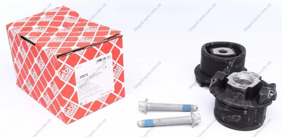 Сайлентблок балки (к-т) MERCEDES W220 "R "99-"06 FEBI BILSTEIN 22672 (фото 1)