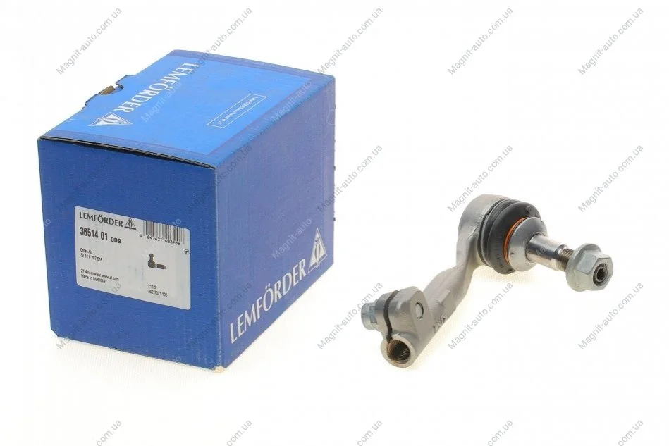 Наконечник рулевой тяги BMW 1/3 "R "11>> LEMFORDER 3651401 (фото 1)