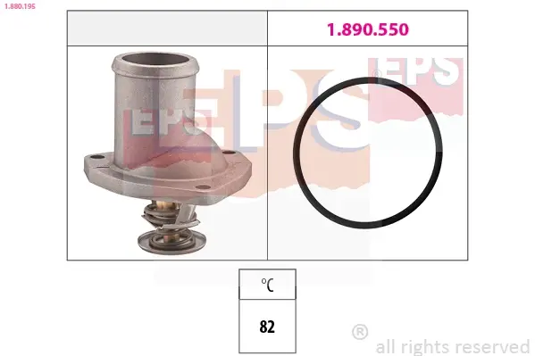 Termostat VECTRA A 1.6 2.0 CALIBRA OMEGA EPS 1880195 (фото 1)