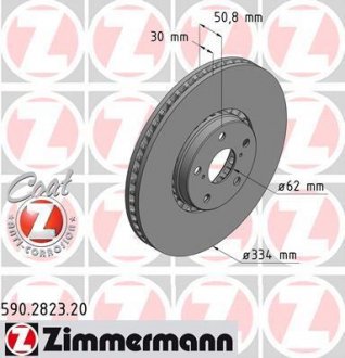 TARCZA HAMULC. LEXUS GS 05- PP ZIMMERMANN 590282320