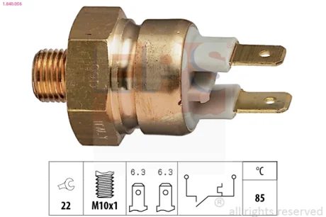 034919369A ДАТЧИК ТЕМП. AUDI 2,3 89- EPS 1840056