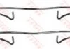 Комплект монтажний гальмівних колодок, FORD/MAZDA/VOLVO, 1.1-3.2, 89-10 TRW PFK285 (фото 1)