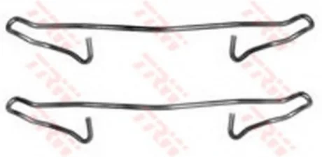 Комплект монтажных тормозных колодок, FORD/MAZDA/VOLVO, 1.1-3.2, 89-10 TRW PFK285