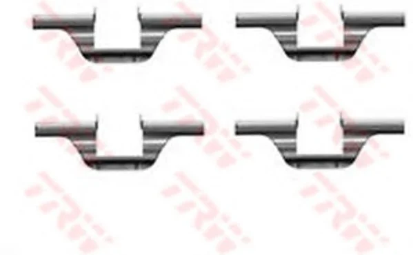 Монтажный набор тормозных колодок LANCIA DELTA I PEUGEOT 405 I, 405 II SEAT CORDOBA, IBIZA II, TOLEDO I VW CORRADO, GOLF II, GOLF III, GOLF IV, JETTA II, PASSAT B2 1.4-2.9 08.83-10.02 TRW PFK320 (фото 1)