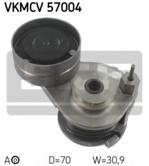 Натяжной ролик, поликлиновой ремень SKF VKMCV57004