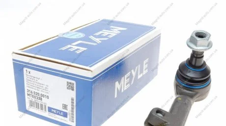 Наконечник рулевой тяги MEYLE 3160200010