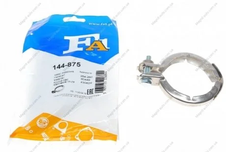 Хомут глушника Fischer Automotive One (FA1) 144875