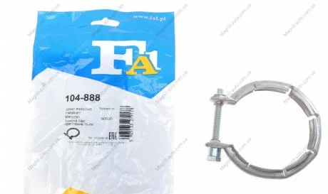 Хомут глушника Fischer Automotive One (FA1) 104888