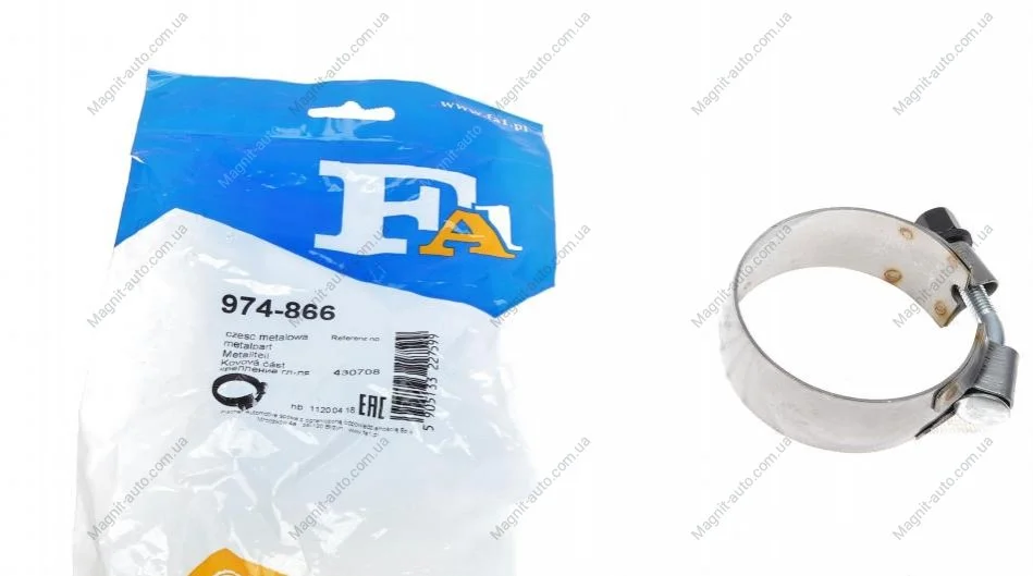 Хомут-затискач металевий Fischer Automotive One (FA1) 974866 (фото 1)