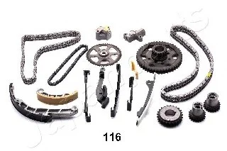 Комплект цели привода распредвала JAPANPARTS KDK116 (фото 1)