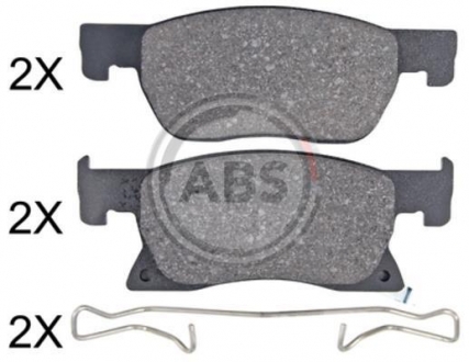 KLOCKI HAMULC. OPEL ASTRA K 15- PRZÓD A.B.S. 35123